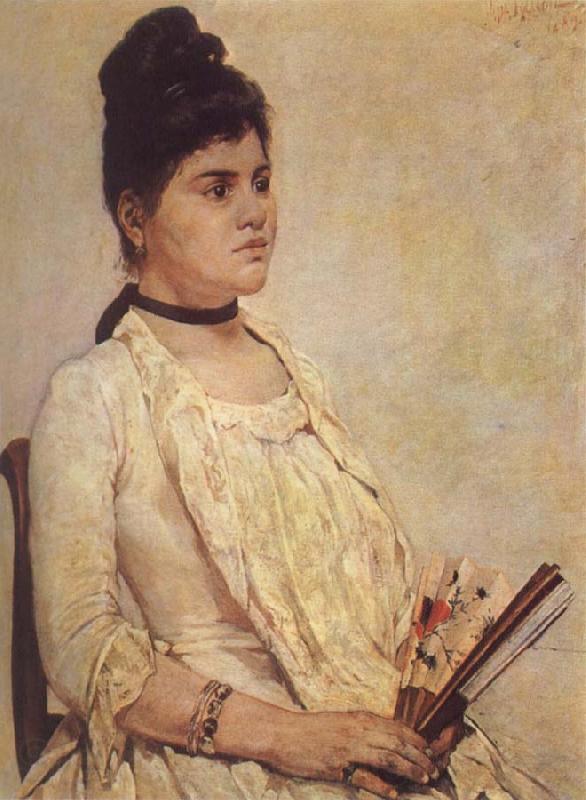 Giovanni Fattori Portrait of the Stepdaughter Spain oil painting art